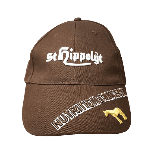 St Hippolyt puuvillainen lippalakki sivulta vihreällä lipalla