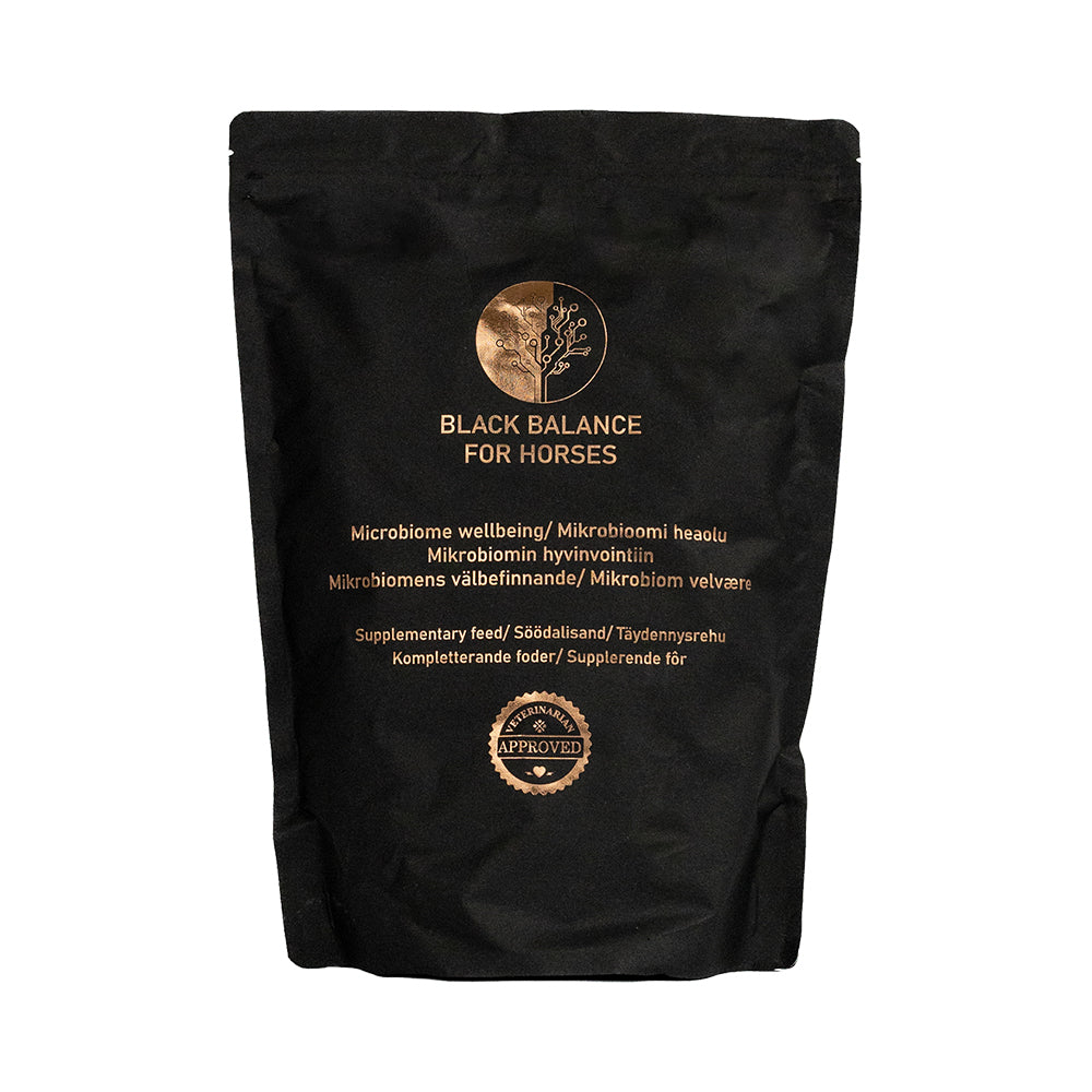 Black Balance for horse & pony - Koirien ja Hevosten Suoliston Hyvinvointiin