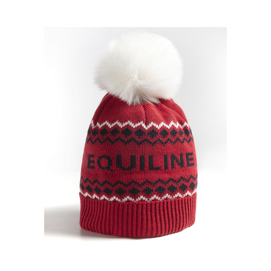 Equiline Dondy – Lämmin ja Tyylikäs Neulospipo Tekoturkistupsulla