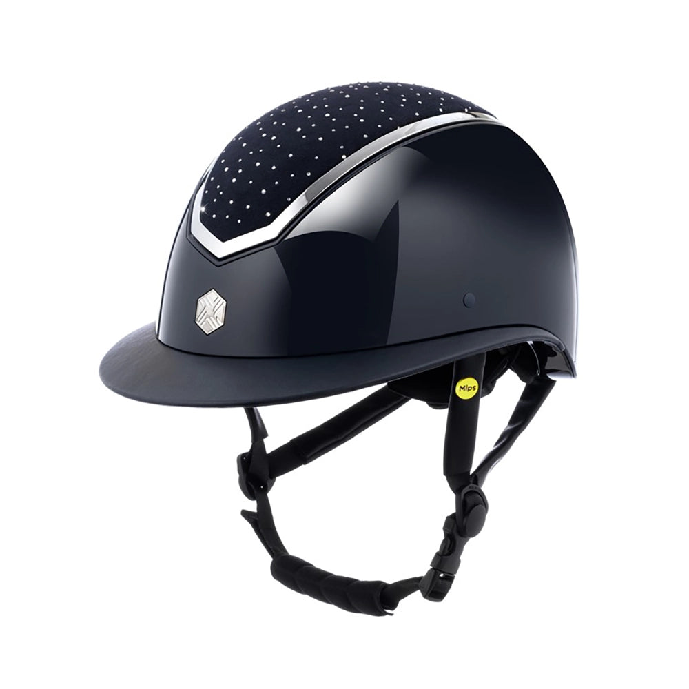 Charles Owen Kylo Wide Peak MIPS ratsastuskypärä kiiltävällä ja mattapinnalla
