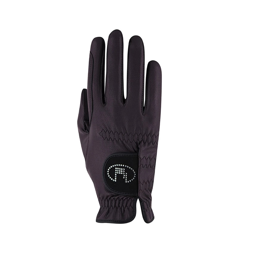 Roeckl roeck-grip ratsastuskäsine Lisboa - Swarovski-kristallikoristeella