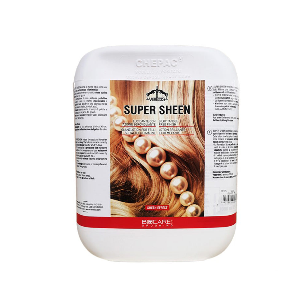 Veredus Super Sheen – Pitkäkestoinen Karvankiilloitusaine Hevosille