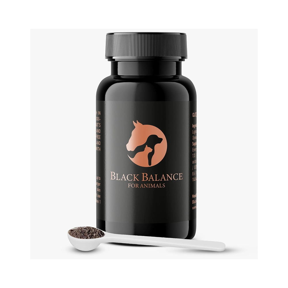 Black Balance For Animals, jauhe - Koirien ja Hevosten Suoliston Hyvinvointiin