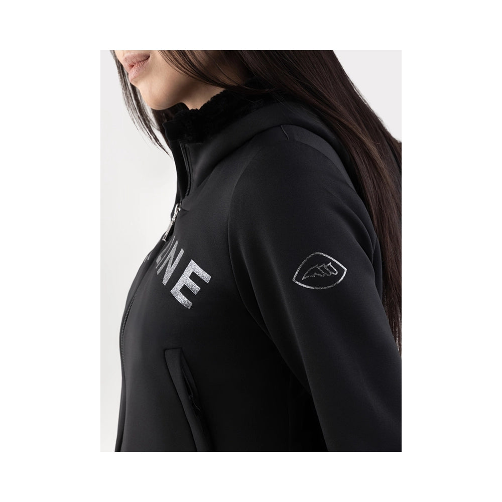 Equiline naisten huppari Gur - vetoketjufleece ylellisellä pehmovuorella