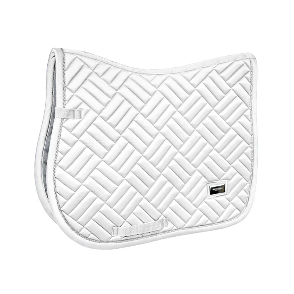 Equestrian Stockholm valkoinen huopa, modern white perfection silver