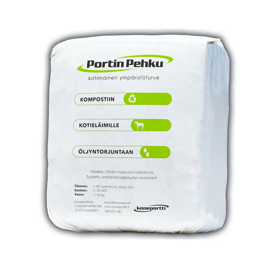 Portin Pehkun Kuiviketurve noin 20 kg