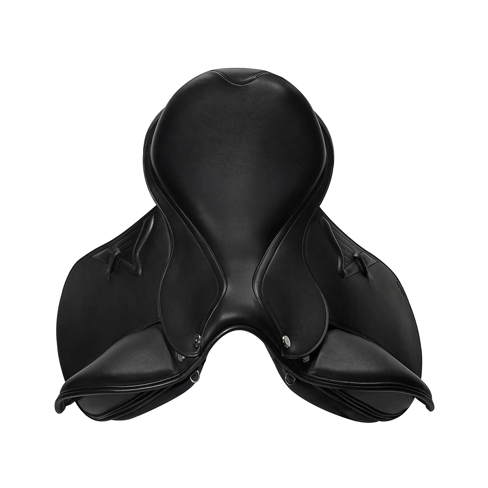 Prestige dressage saddle Melody K istuinosa ylhäältä kuvattuna