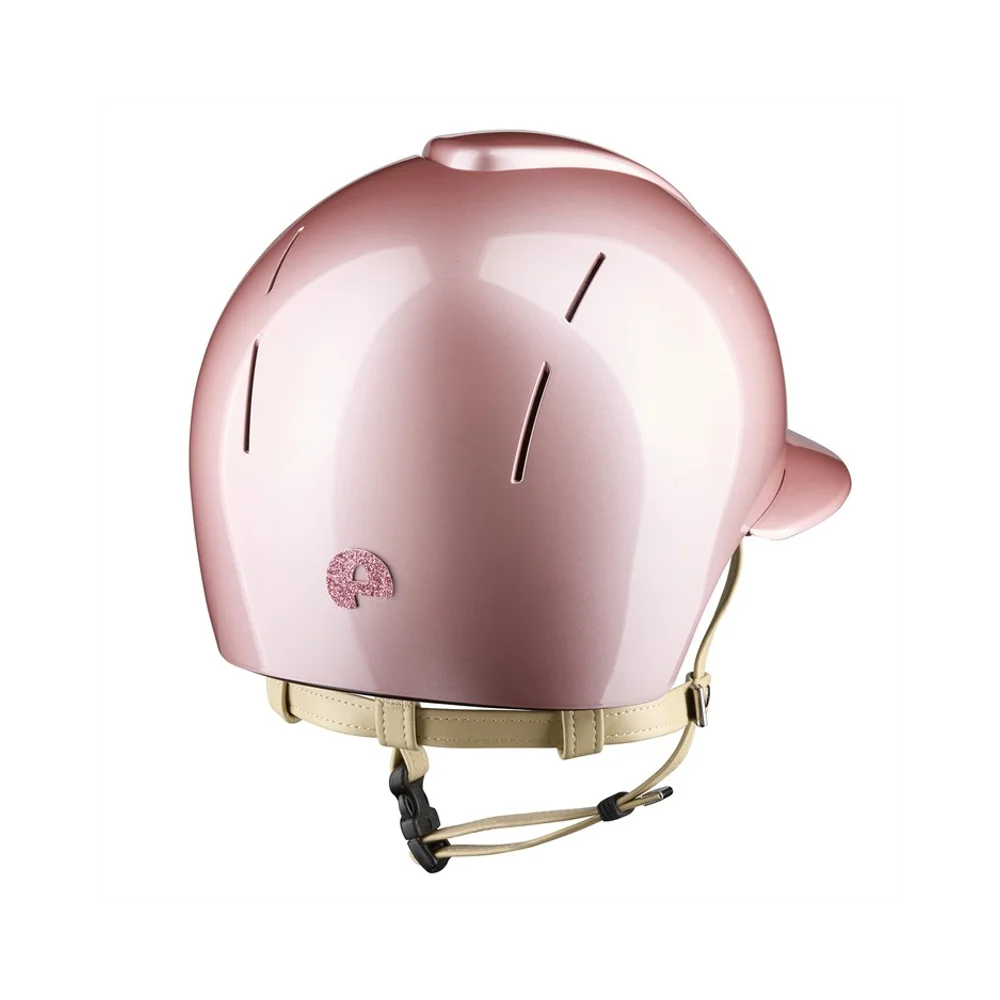KEP Smart Nova Metal Polish Pink Star Polo ratsastuskypärä