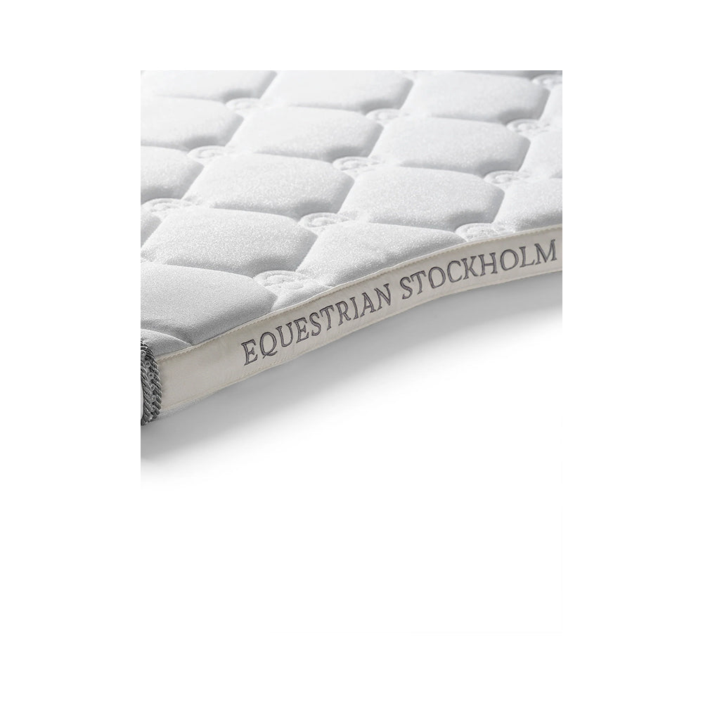 Equestrian Stockholm valkoinen huopa, Crystal White Glimmer