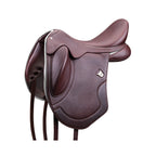 Bates Artiste koulusatula Classic Brown hopeilla yksityiskohdilla