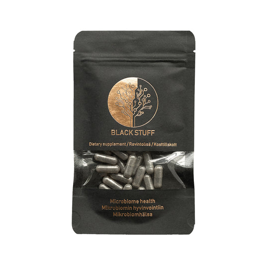 Black Stuff lisäravinne ✨ Havupuu-uutejauhe + Pakurikääpä + HUFULAC®