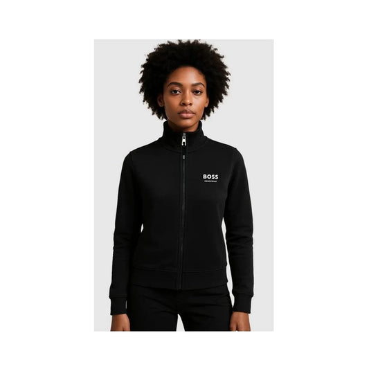 BOSS Paris Zip Training Sweater Black – Naisten Treenipaita