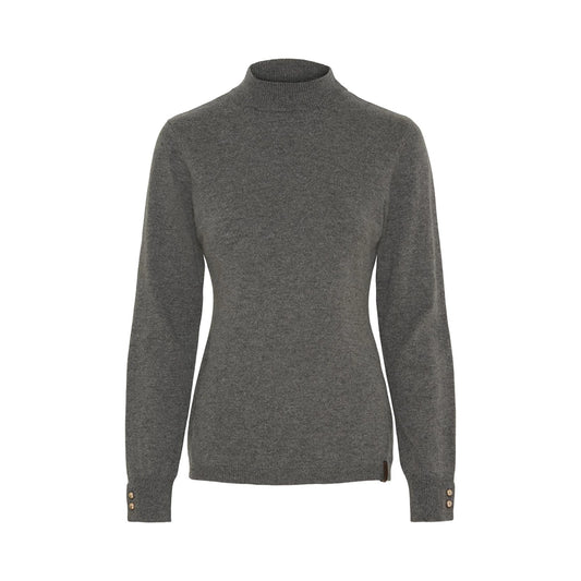 Catago Ava villaneule mohair neule sandstone melange ratsastusvaate