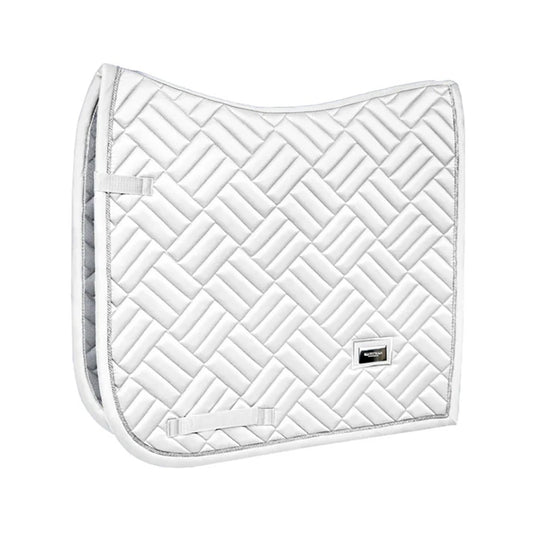 Equestrian Stockholm valkoinen huopa, modern white perfection silver