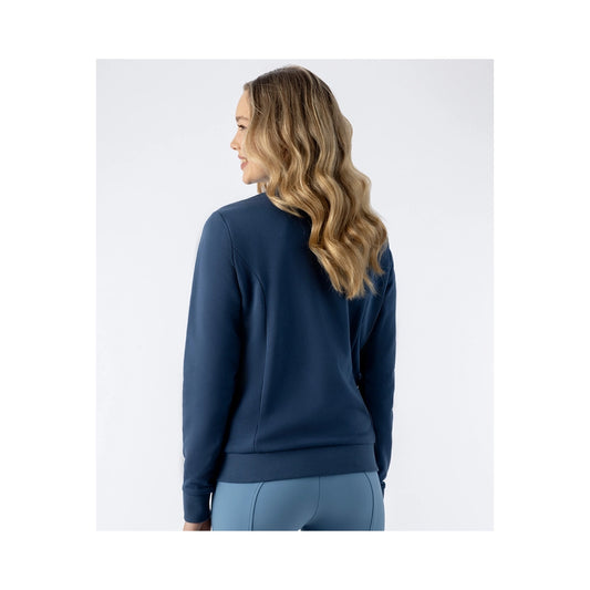 Equiline Eqenras vetoketjullinen collegepaita takaa pehmeästä fleece-materiaalista