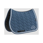 Equiline EQEROC Tech satulahuopa este dark denim värissä microstud-logolla