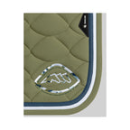 Equiline EQEROC Tech satulahuopa loden green sivulta ACS2-iskunvaimennuksella