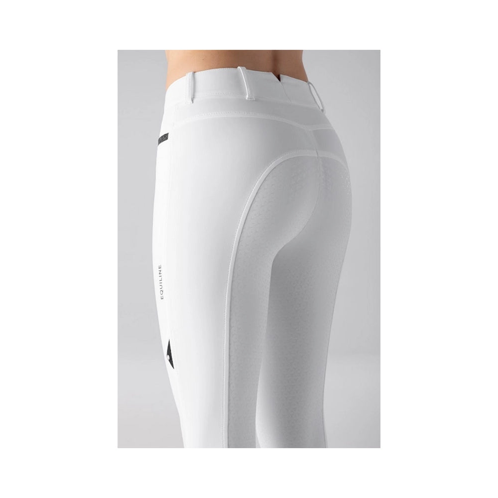 Equiline Gerzifh valkoiset ratsastushousut full grip
