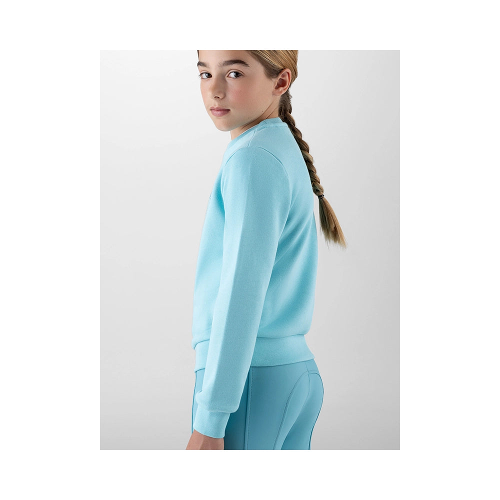 Equiline GORYK junior collegepaita 14-15 v, pehmeä crewneck ratsastajalle