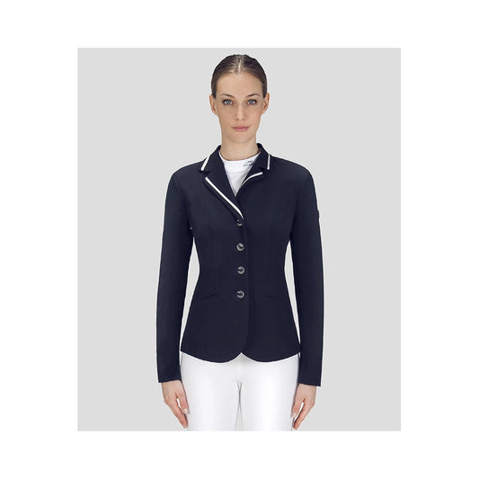 Equiline Howlite naisten kisatakki edestä, tummansininen ja ryhdikäs kilpailutakki