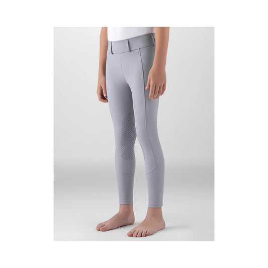 Equiline junior ratsastusleggingsit lilac polvigrip, hengittävä BX-Tech materiaali