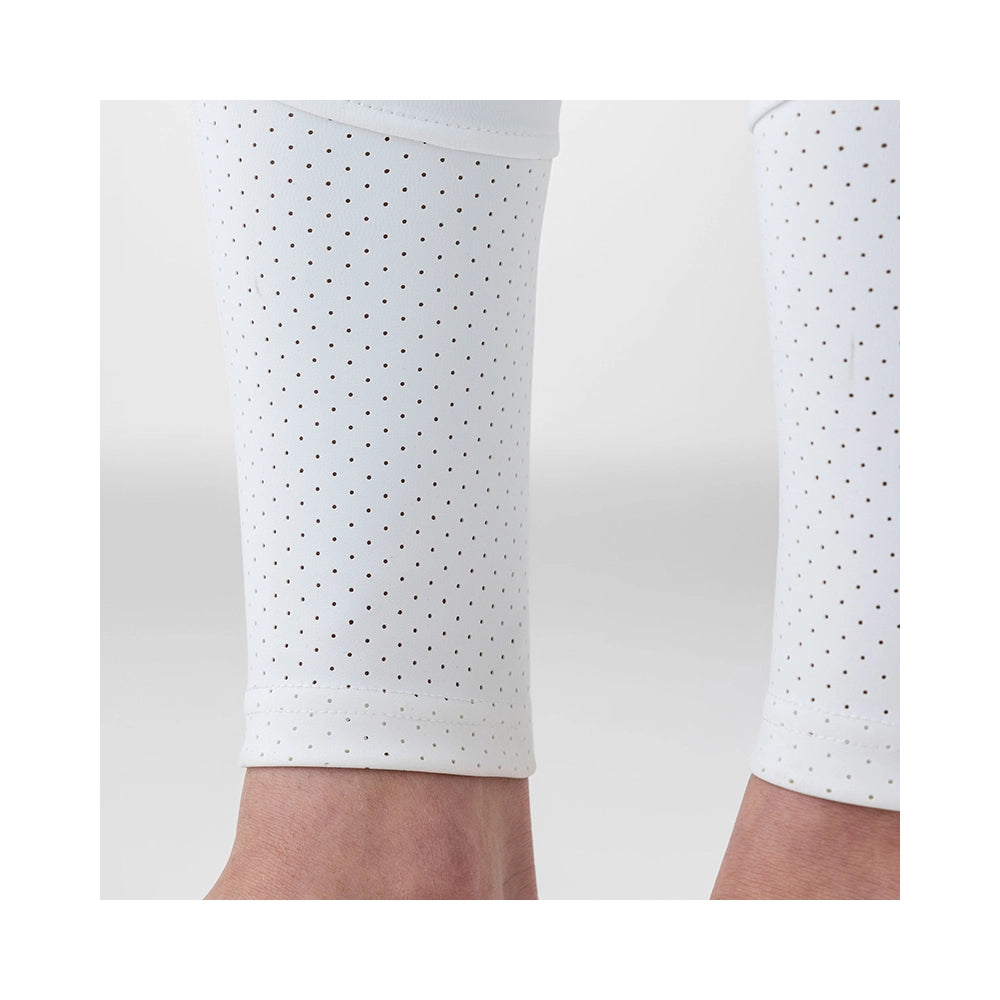 Equiline junior ratsastushousut valkoinen full grip kokopaikka, BX-Tech leggings 8–9 v
