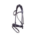 Hamilton rundsytty dressyrträns harmaalla kristalliotsapannalla, musta nahka