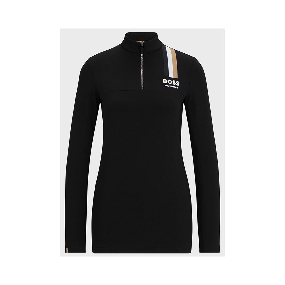 BOSS Lia Signature Training Shirt – Naisten Slim-Fit Power-Stretch Treenipaita