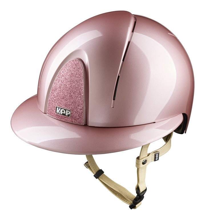 KEP Smart Nova Metal Polish Pink Star Polo ratsastuskypärä