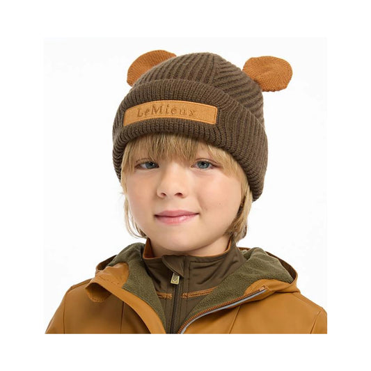 LeMieux Mini lastenpipo karhunkorvilla – lämmin ja leikkisä talvipipo