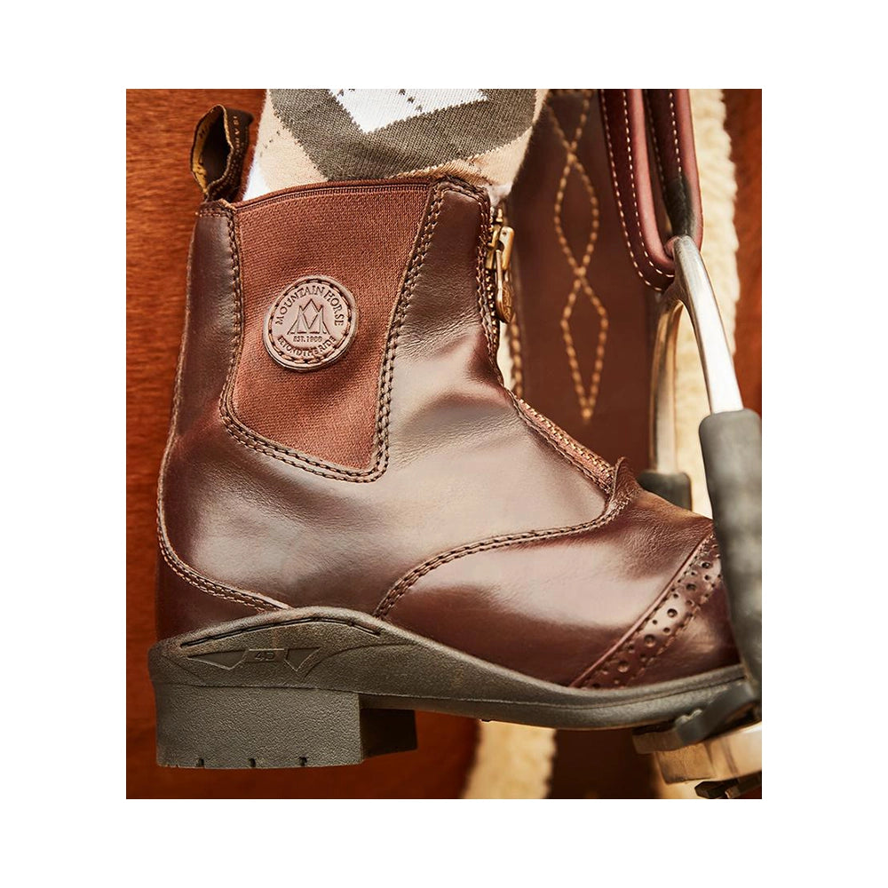 Mountainhorse AURORA Zip Paddock -nilkkurit – Vertycore™ 4D Iskunvaimennus & Täysnahkaa