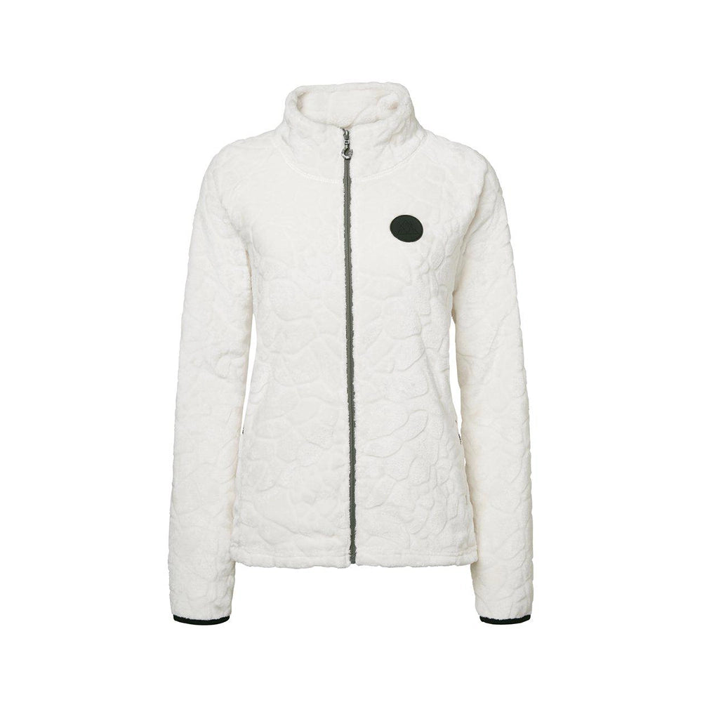 Mountain Horse Shadow Fleece – Pehmeä Fleece Takki, White Pearl (M–L)