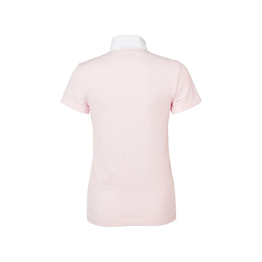 Mountain Horse Competition Top Soft Pink korkea kaulus ja kullanvärinen vetoketju