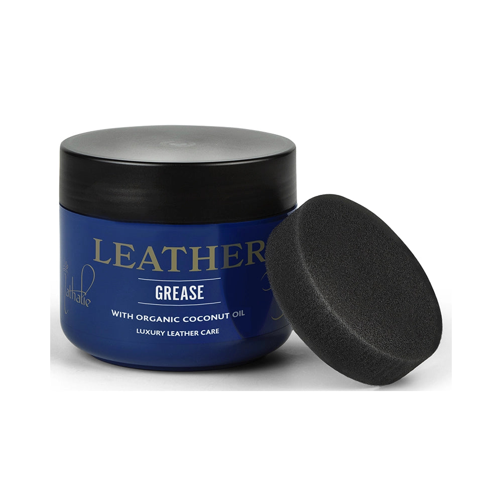 Nathalie Leather Grease nahanhoitorasva luomu kookosöljyllä