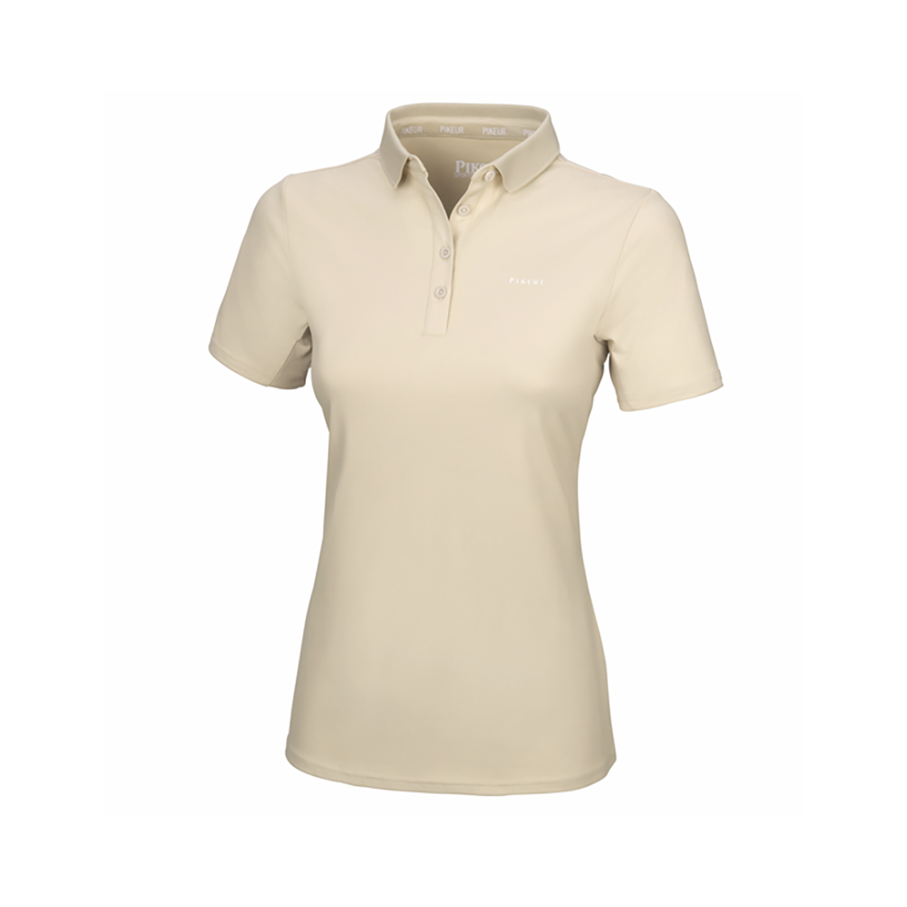 Pikeur Dasha Polo Shirt vanilla cream naisten toiminnallinen pikeepaita ratsastukseen