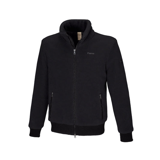 Pikeur Outdoorfleece 4039 Sports miesten antrasiitinharmaa fleece-takki, lämmin tikkivuori ja sporttinen istuvuus