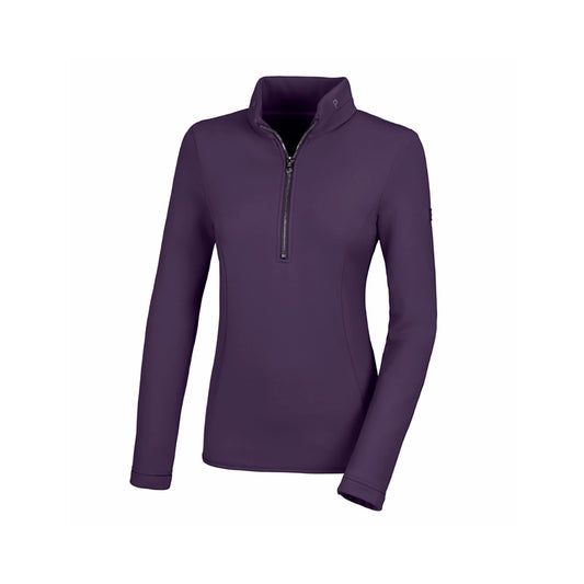 Pikeur Polartec Shirt 4037 Sports violetti naisten ratsastuspaita edestä
