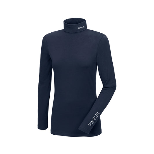 Pikeur rollneck tummansininen naisten ratsastuspaita XL
