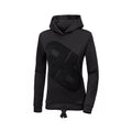 Pikeur Sanne Hoody naisten musta huppari edestä kuvattuna