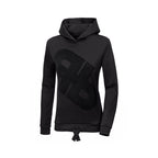 Pikeur Sanne Hoody naisten musta huppari edestä kuvattuna