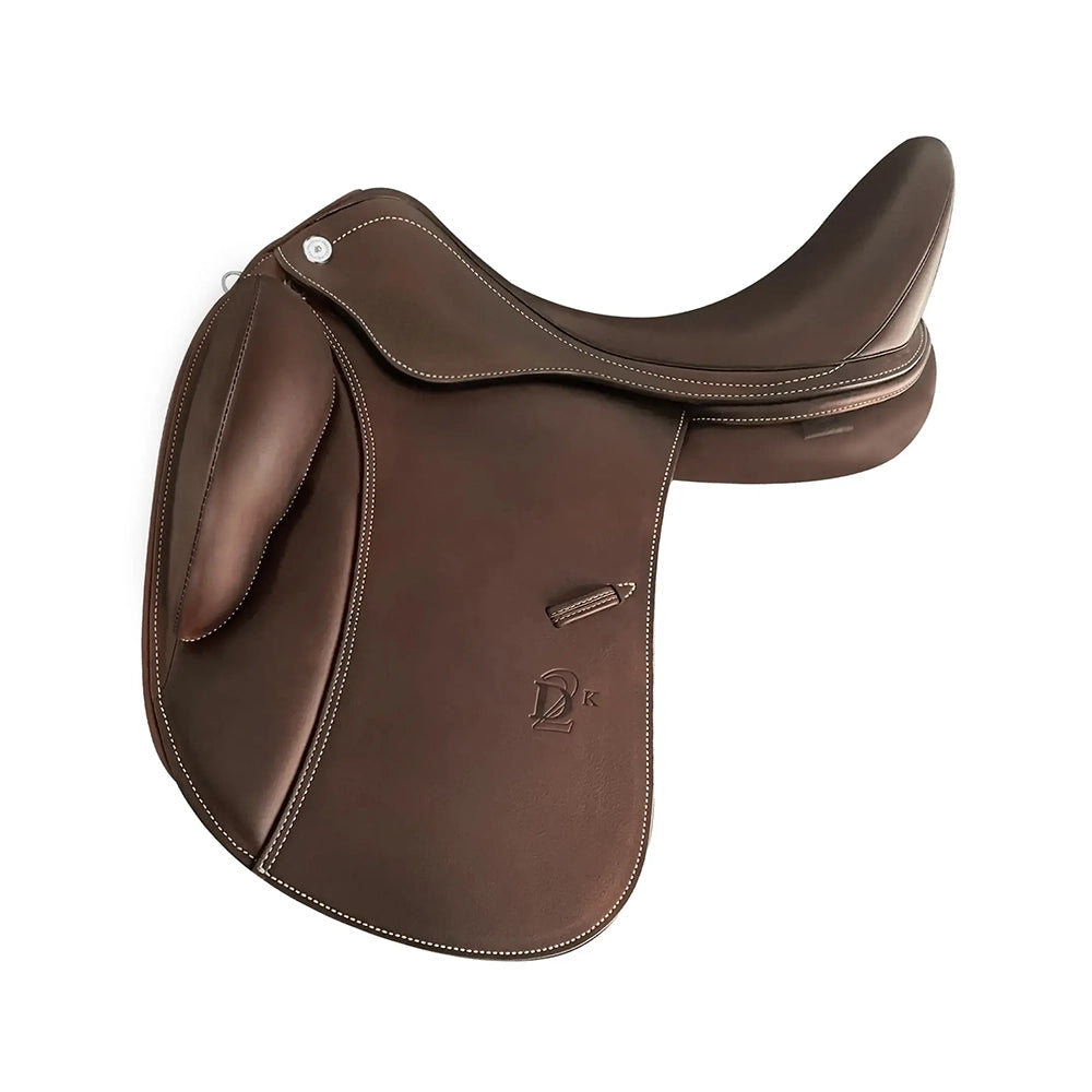 Prestige X-D2 K koulusatula ruskea tobacco monoflap dressage saddle