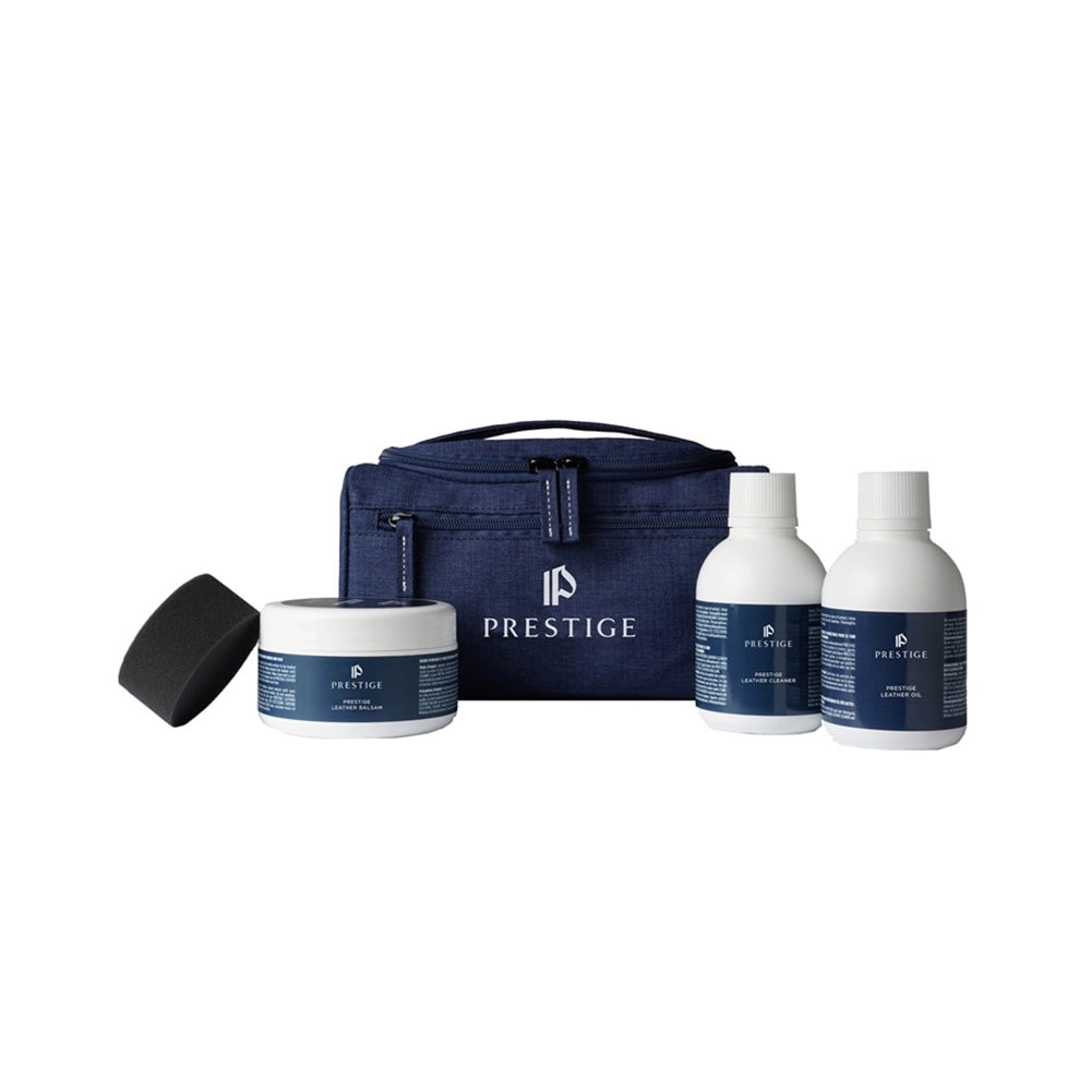 Prestige Leather Care Kit nahanhoitosetti satuloiden ja nahkavarusteiden hoitoon