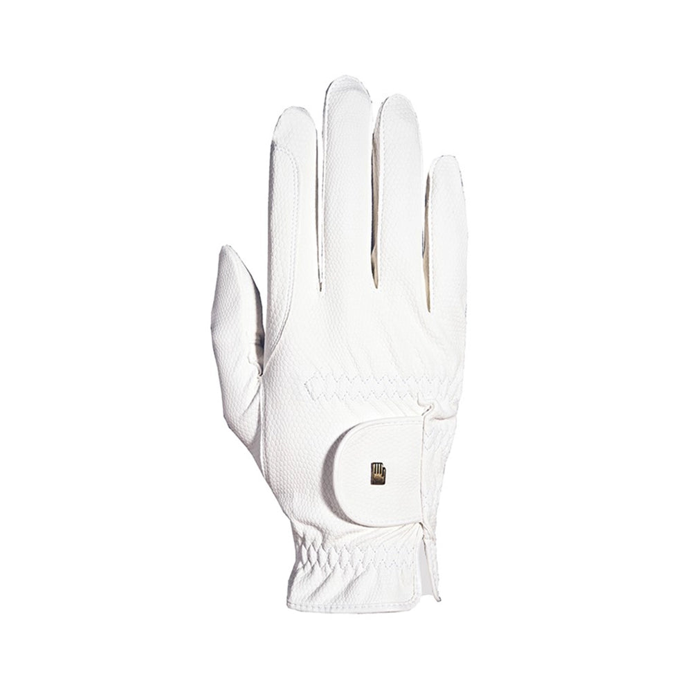 Valkoinen Roeckl lasten ratsastushanska kilpailukäyttöön