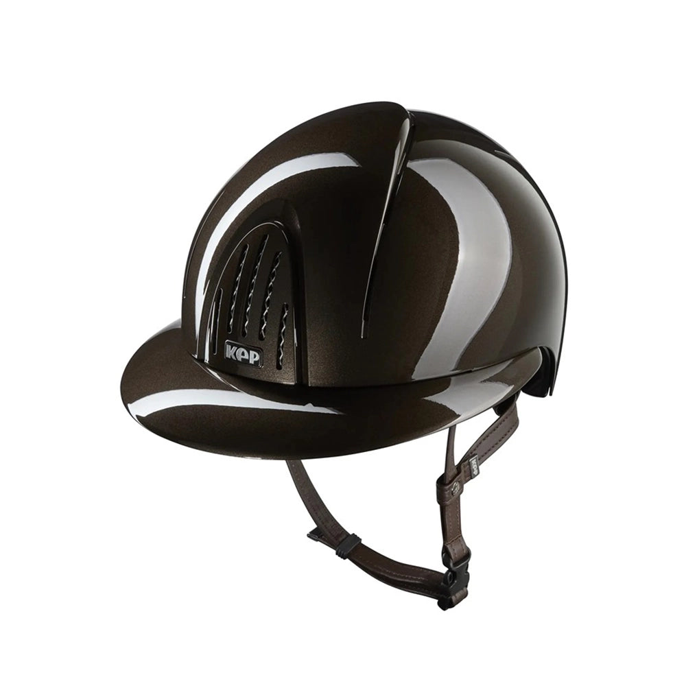 KEP Italia Smart Nova Metal Polish Polo Peak ratsastuskypärä