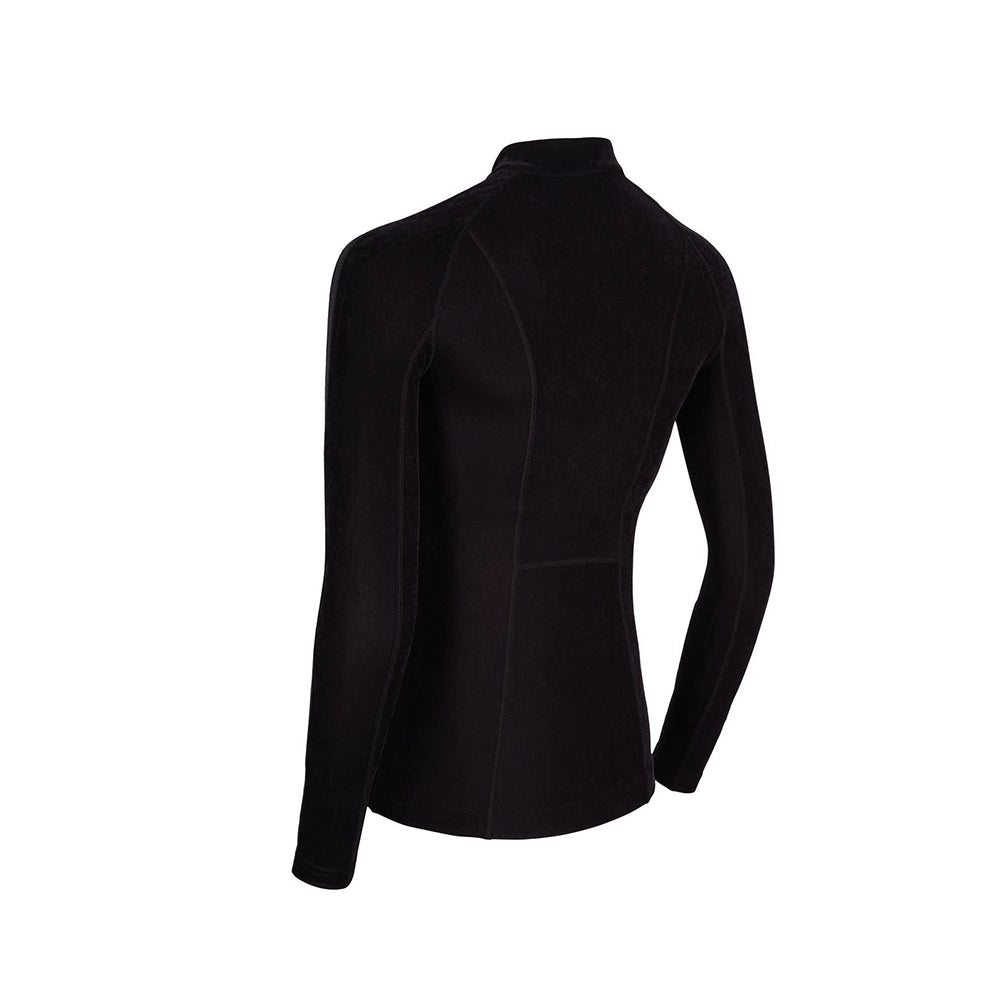 Naisten vartalonmyötäinen ratsastuspusero musta
