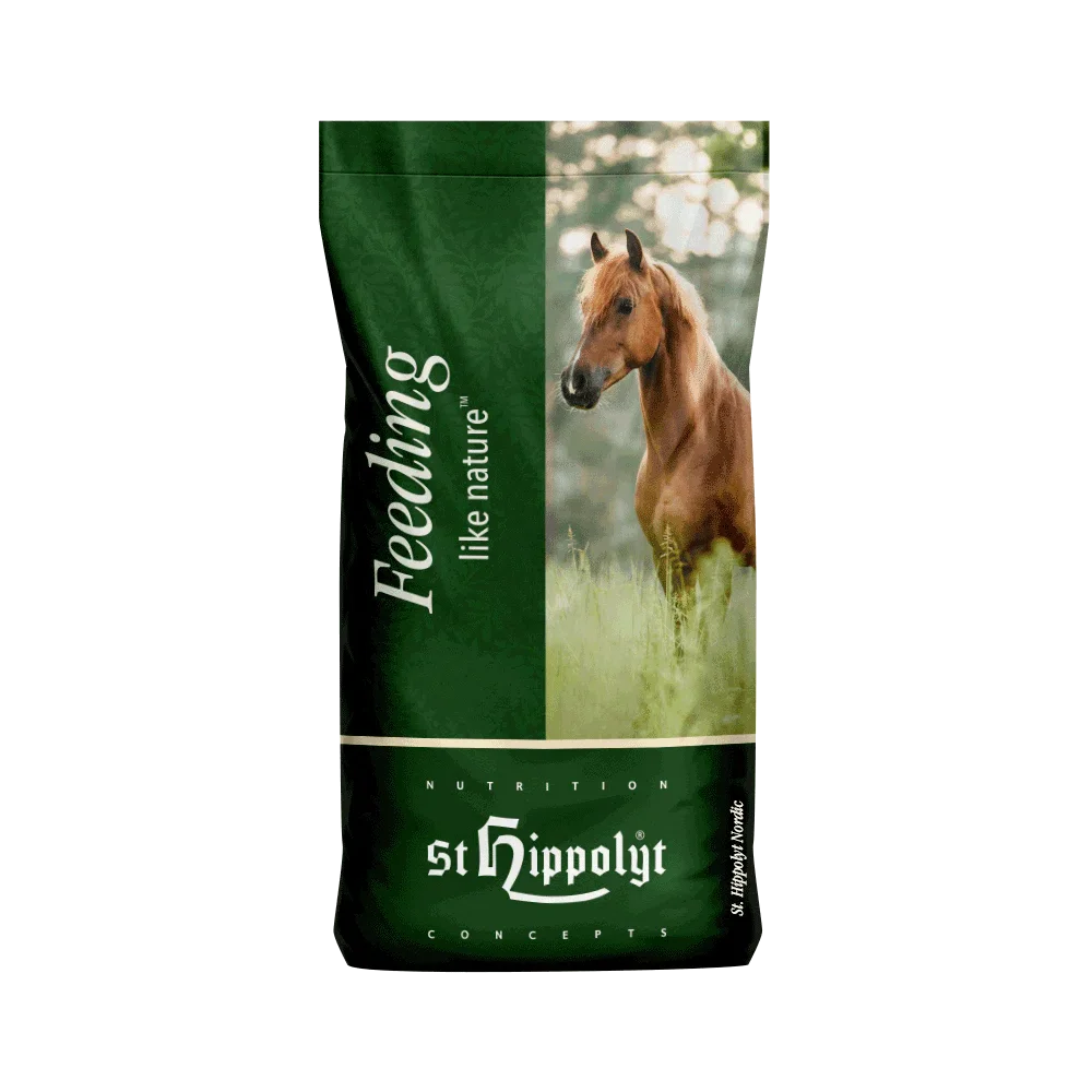 St. Hippolyt SensiGard Mash – kuitupohjainen mash herkkävatsaiselle hevoselle
