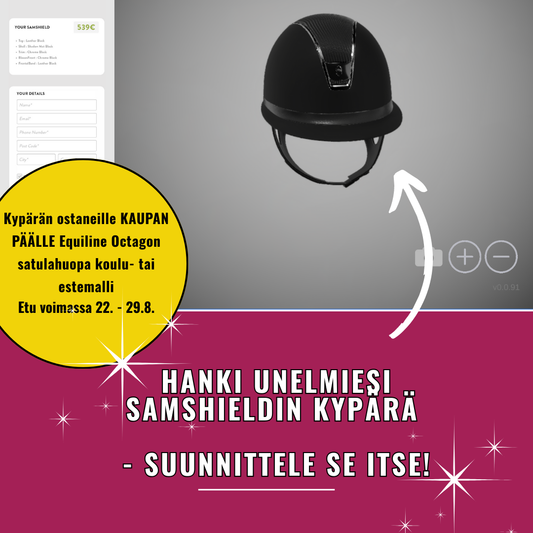 Samshield Kypäräkonfiguraattori – Luo Yksilöllinen Ratsastuskypärä