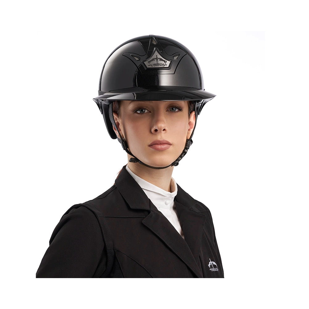 Equiline Xanto Ratsastuskypärä aurinkolipalla - Tyylikäs suoja ja maksimaalinen mukavuus (Kopio)