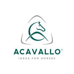 Acavallo geelisuoja niskahihnassa suojaamassa hevosen herkkää niska-aluetta