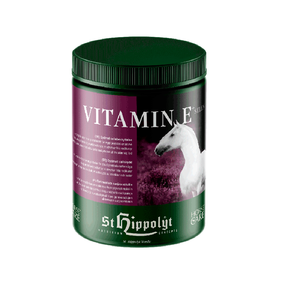 St Hippolyt Vitamin E + Selen E-vitamiini ja seleeni hevosille
